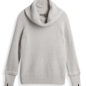 Market & Spruce Thumbhole Cowlneck Sweater